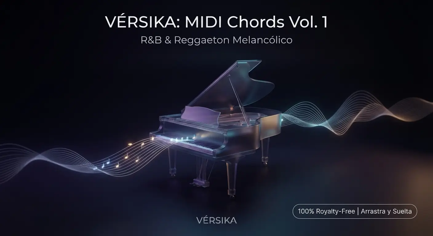 VÉRSIKA: MIDI Chords Vol. 1 – R&B y Reggaeton Melancólico
