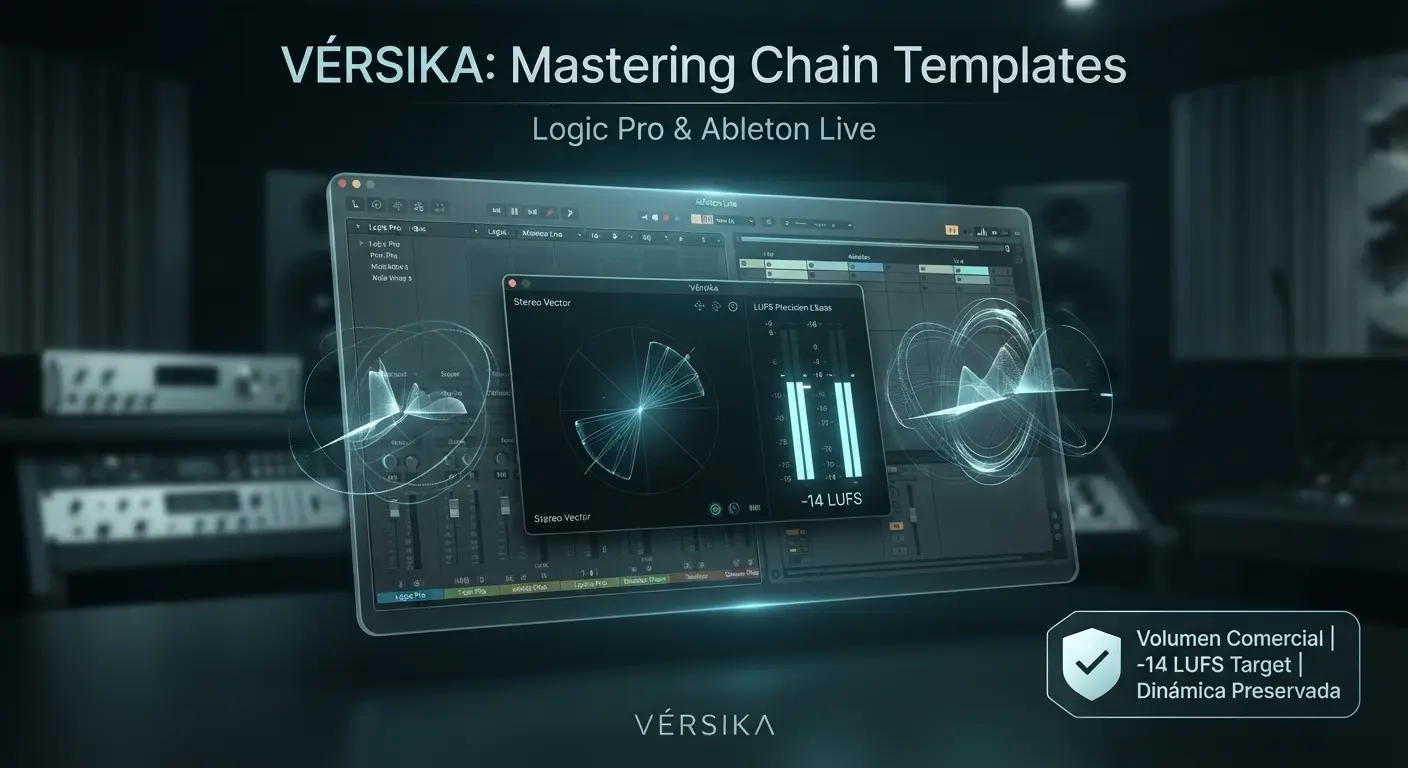 VÉRSIKA: Mastering Chain Templates – Logic Pro & Ableton Live