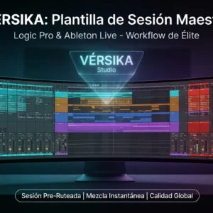 VÉRSIKA: Plantilla de Sesión Maestra – Logic Pro & Ableton Live