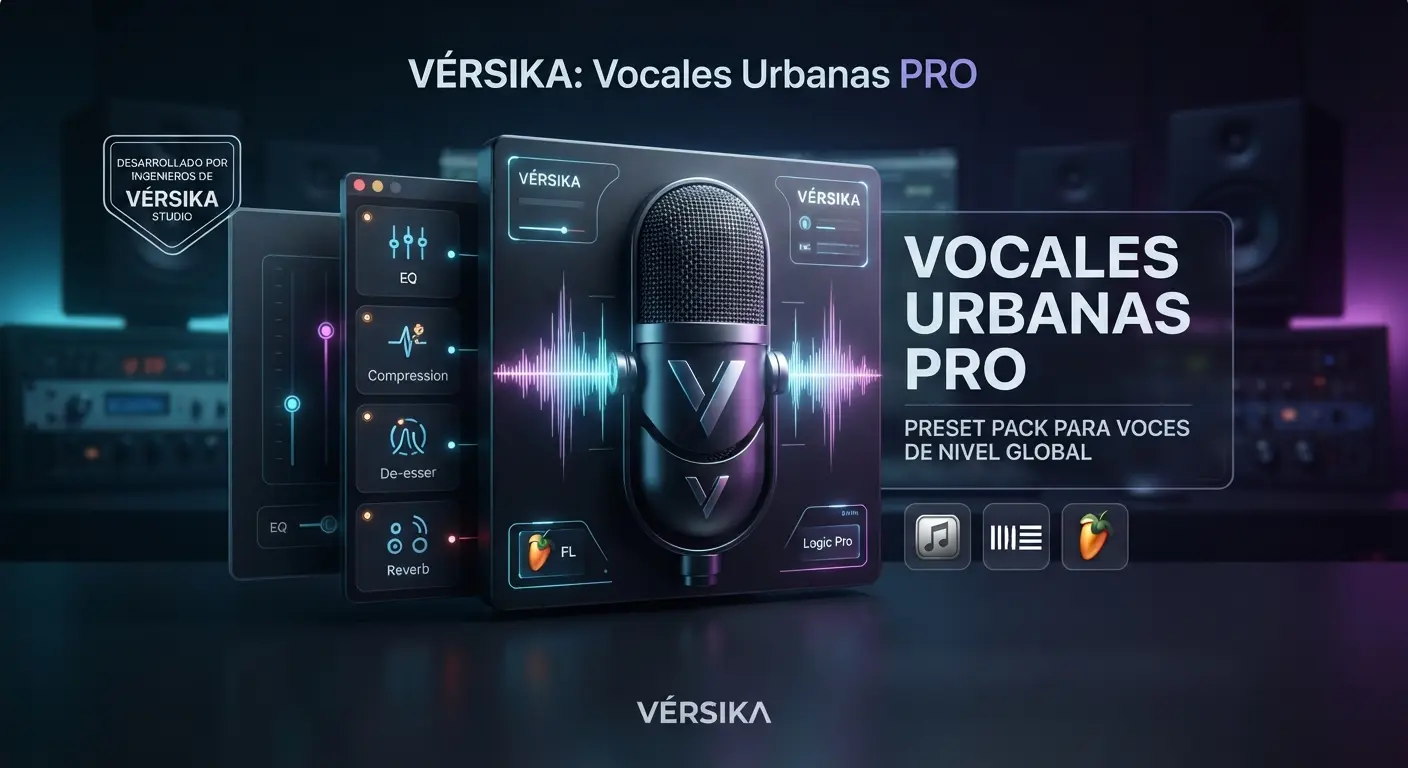 VÉRSIKA: Vocales Urbanas PRO - Preset Pack